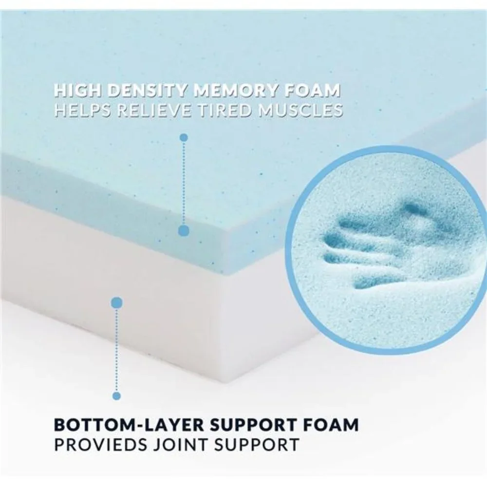 Orthopedic Memory Foam Dog Bed for Large Dogs, Waterproof Dog Crate Bed